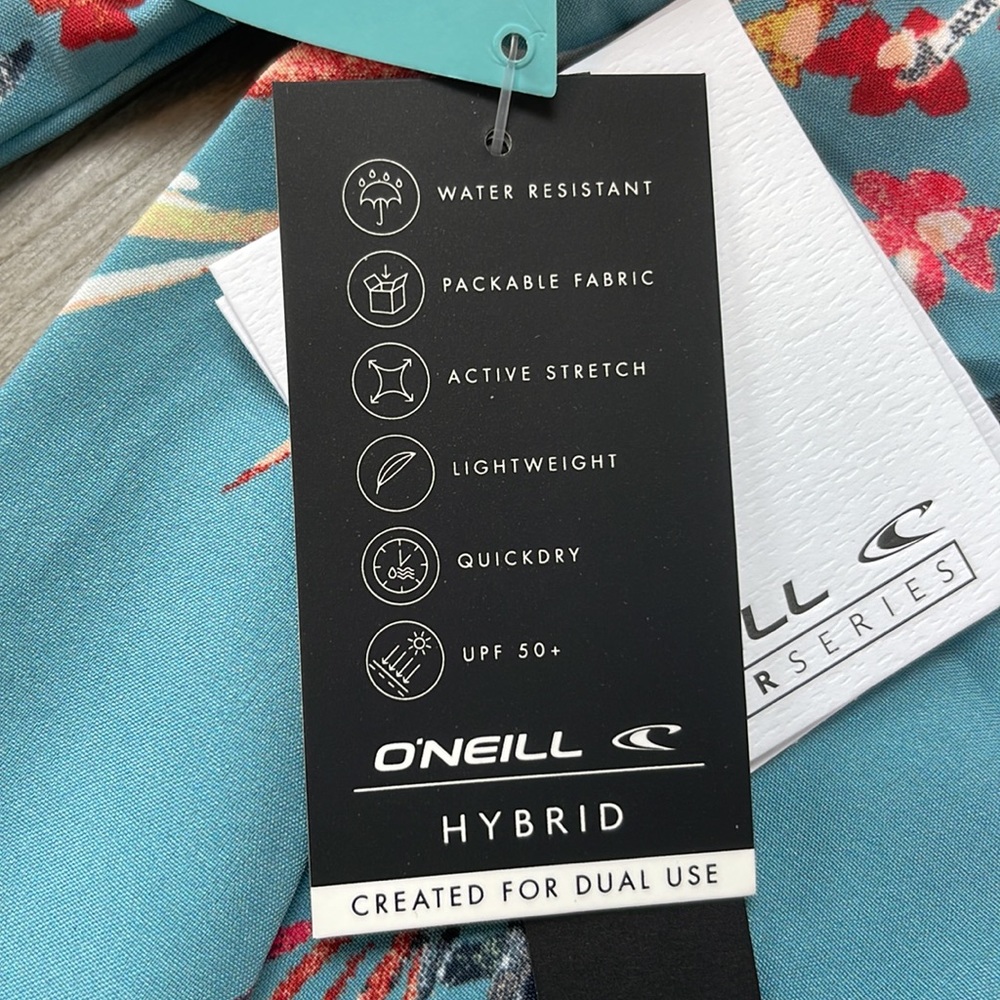🔆O’NEILL🔆LEXINGTON WATER PROOF WINDBREAKER JACKET Turns into a backpack - Picture 10 of 16
